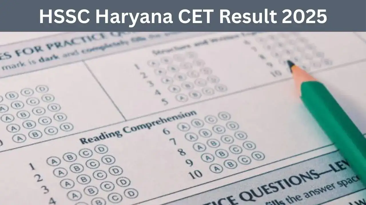 Haryana CET Result 2025