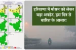 Haryana Weather Update: हरियाणा में कल से बदलेगा मौसम, 17–18 फरवरी को इन जिलों में हल्की बारिश के आसार 2 Haryana Weather Update