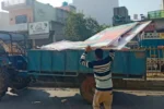 Dharuhera Municipality removed banners and posters from the roads 696x666.webp