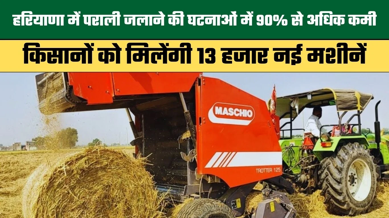 Over 90 Decline in Stubble Burning Incidents in Haryana