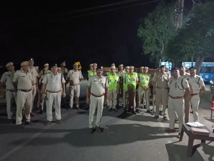 Police Launch Night Domination Campaign at Rajasthan Border