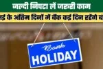 Bank Holidays: जल्दी निपटा लें जरूरी काम, मई के अंतिम दिनों में बैंक कई दिन रहेंगे बंद 2 Banks will remain closed for several days during the last days of May