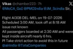 Latest Update: Air India Flight से मेलबर्न जाने वाले यात्री परेशान, छः घंटे देरी से भरी उड़ान 2 Screenshot 2026 0719 200846