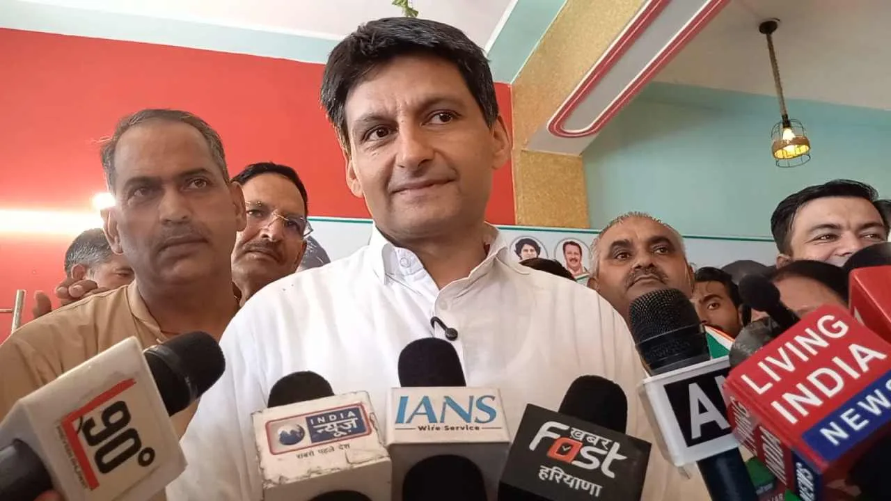 Mera Haryana 50 कांग्रेस सांसद दीपेंद्र हुड्डा का झज्जर में भाजपा पर तीखा हम 89216