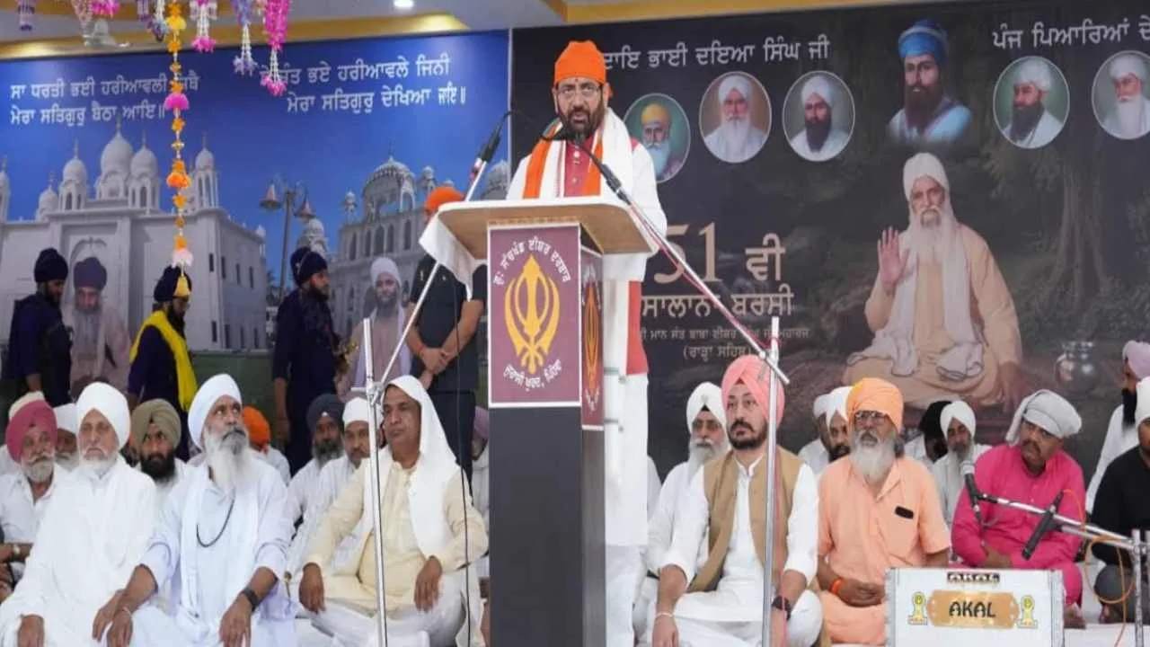 Mera Haryana 55 संत बाबा ईशर सिंह जी की 51वीं बरसीं पर पिहोवा पहुंचे CM सैनी 89169