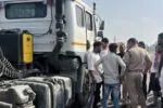 करनाल में दर्दनाक हादसा, डंपर ने दंपत्ति को कुचला, महिला की मौत 2 dumper 1200x900