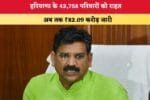 हरियाणा के 42 758 परिवारों को राहत 2975
